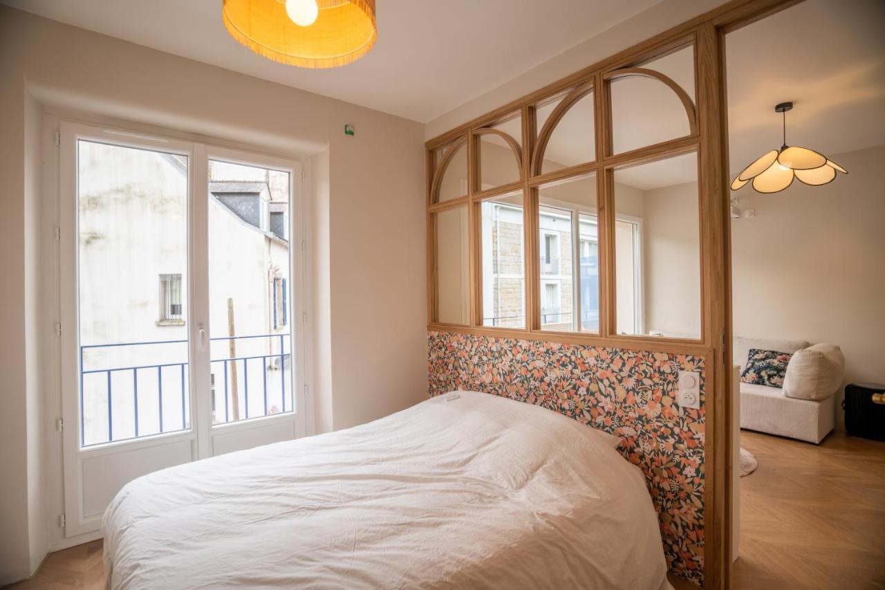 דירות קמפר T2 Plein Sud - Parking - Balcon Vue Odet - Renove Par Un Architecte מראה חיצוני תמונה